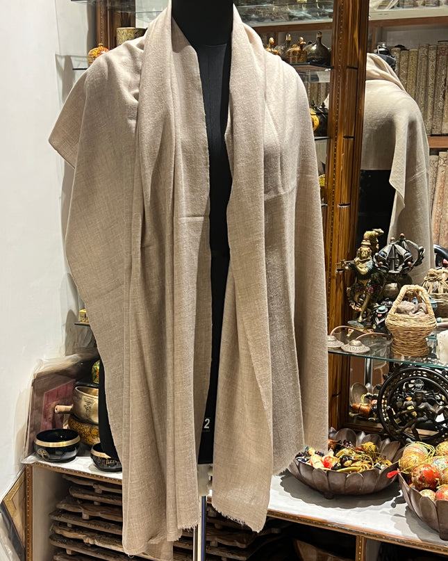 Plain pashmina stole
