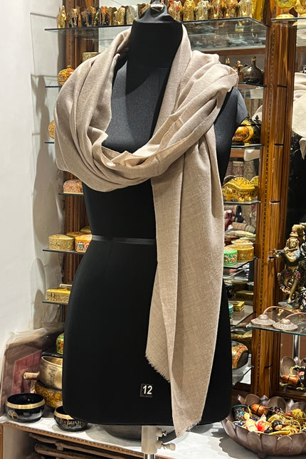 Plain pashmina stole