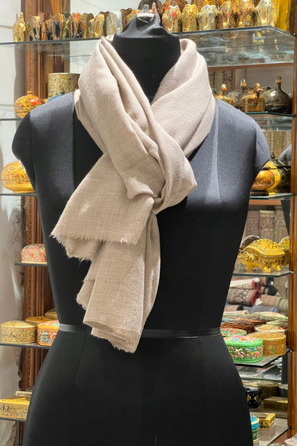 Plain pashmina stole