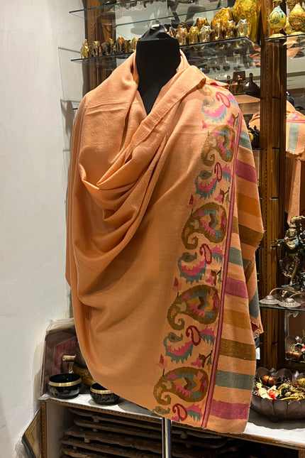 Embroidered pashmina shawl