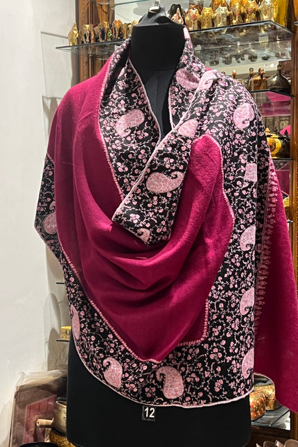 Embroidered pashmina stole