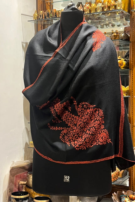 Embroidered pashmina stole