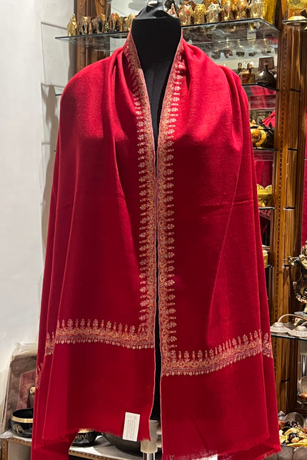 Embroidered pashmina stole