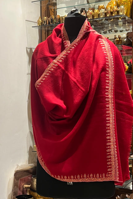 Embroidered pashmina stole