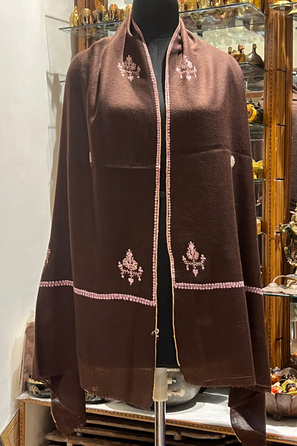 Embroidered pashmina stole