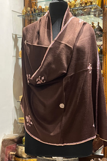 Embroidered pashmina stole