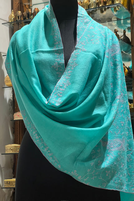 Embroidered pashmina stole
