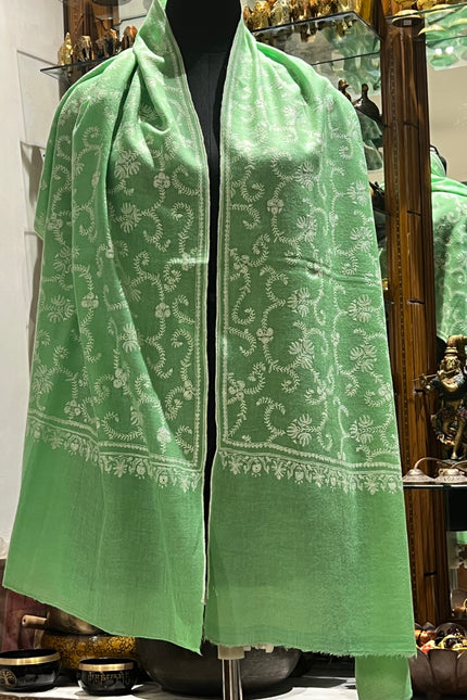 Embroidered pashmina stole