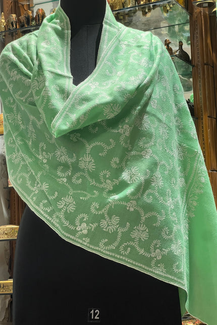 Embroidered pashmina stole