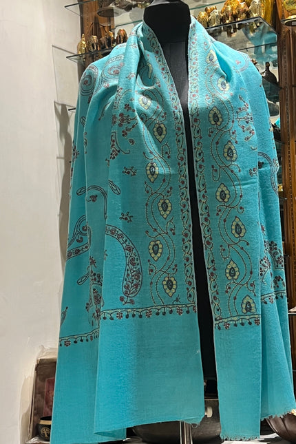 Embroidered pashmina stole