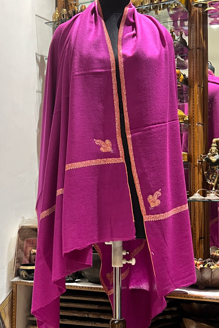 Embroidered pashmina shawl