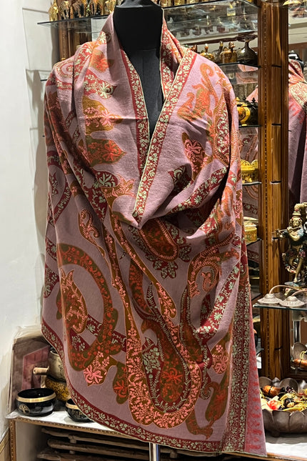 Embroidered pashmina shawl