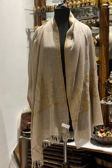 Embroidered pashmina stole