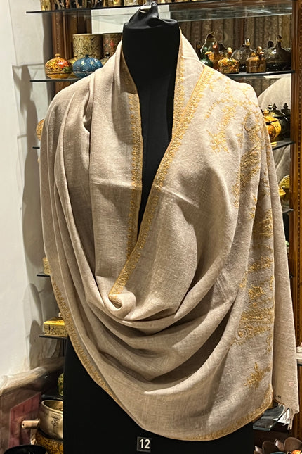 Embroidered pashmina stole