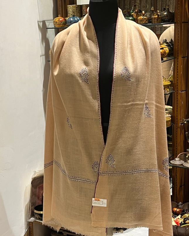 Embroidered pashmina stole