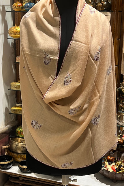 Embroidered pashmina stole