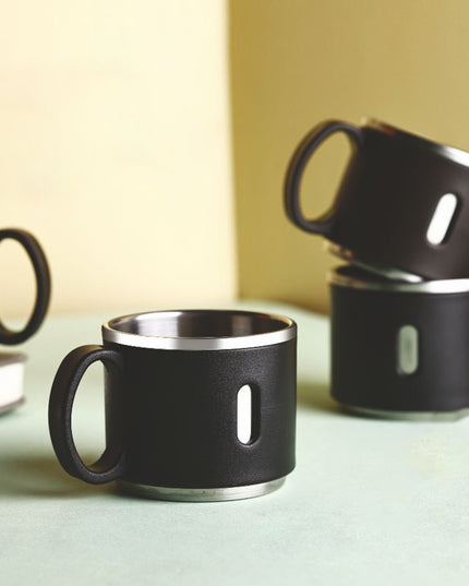 Apex Stainless Steel Desk Mug (6 Pc)