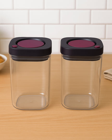 Supermom Airtight Kitchen Storage Containers (2 Pc Set  1200ml)