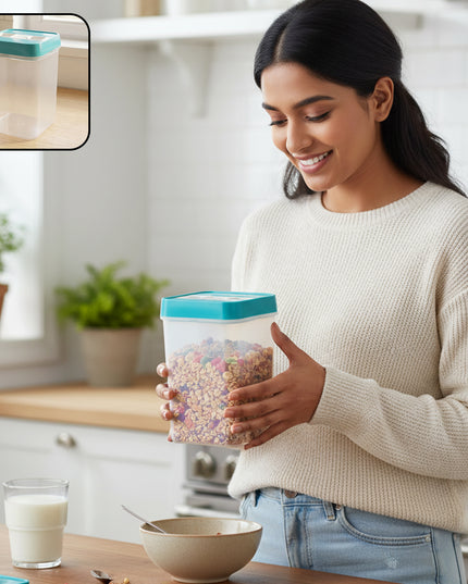 Plastic Smart Seal Food Storage Container 1200 Ml Approx
