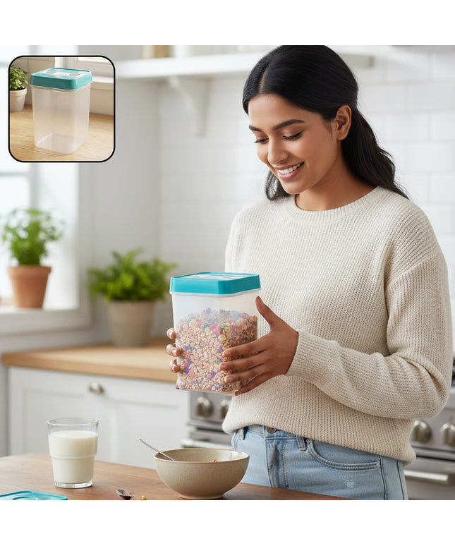 Plastic Smart Seal Food Storage Container 1200 Ml Approx
