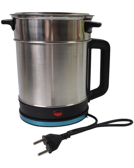 Soup Pot With Lid Stainless Steel Multi Cooker Kettle (800w  2.5 Ltr.)