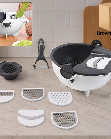 Multifunctional Vegetable Chopper (9 In 1)