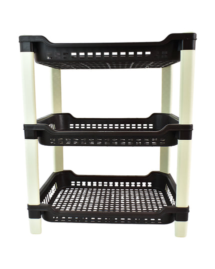 Apex Big Multi Use Plastic Storage Rack  3-tier (1 Pc)
