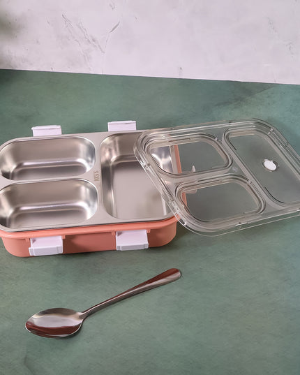 3-compartment Lunch Box - (1 Pc)
