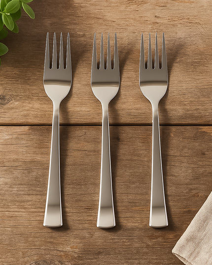 Premium Stainless Steel Dinner Fork - (3 Pc  Set)