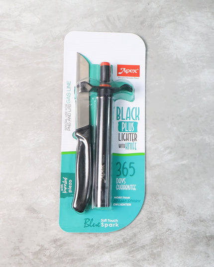 Premium Kitchen Knife With Gas Lighter Combo Set  2