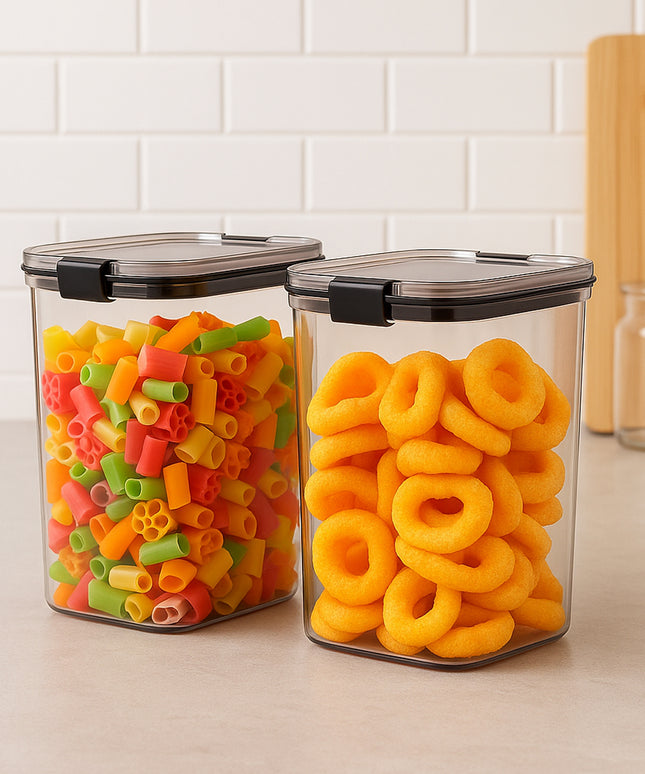 1200 Ml Airtight Lock  Lock Food Storage Container Set  2 Piece