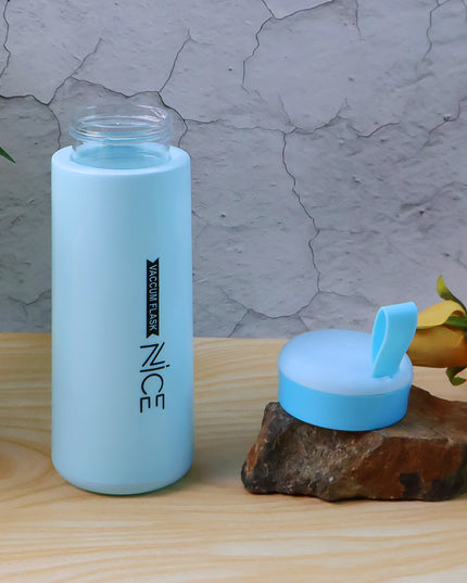 Water Bottle 400ml Leak Proof Glass Water Bottle With Daily Water Intake For Gym And Children Nice Bottle (1 Pc)