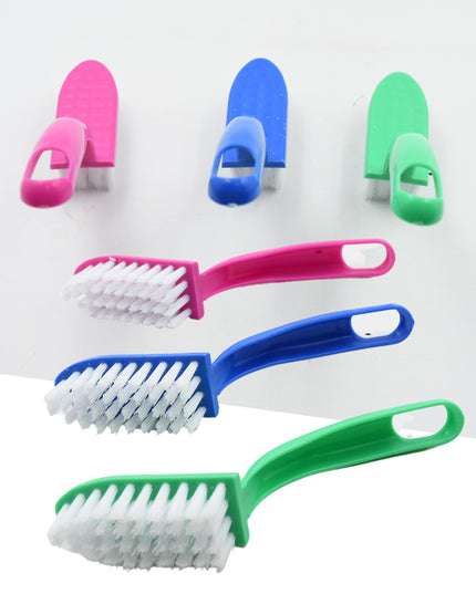 7956 Multi-purpose Kitchen Cleaning Brushes - Fish Cleaning Vegetable Cleaning Tool Cleaner Utensils Fruit Cleaning 3 Piece