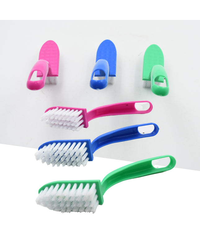7956 Multi-purpose Kitchen Cleaning Brushes - Fish Cleaning Vegetable Cleaning Tool Cleaner Utensils Fruit Cleaning 3 Piece