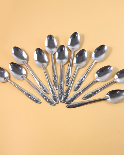 Premium Stainless Steel Table Spoons Set (12 Pc Set)