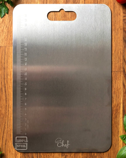 Large Stainless Steel Chopping Cutting Board (1 Pc)