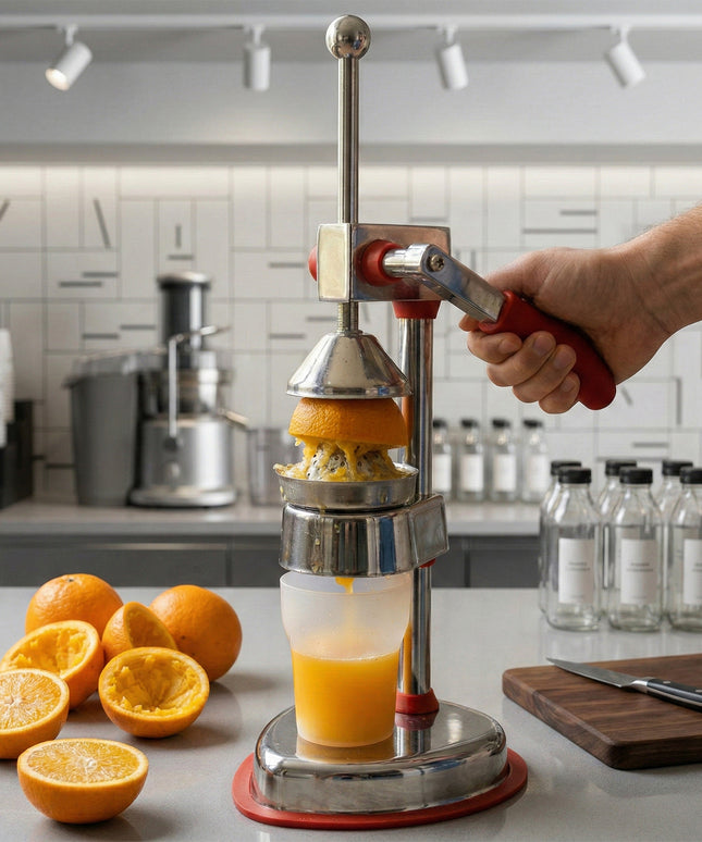 Heavy Duty Manual Hand Press Juicer Machine (1 Set)
