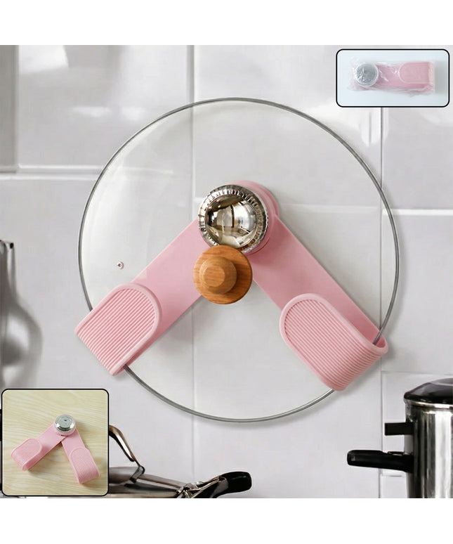 Adjustable Anti-slip Pot Lid Holder Clip (1 Pc)