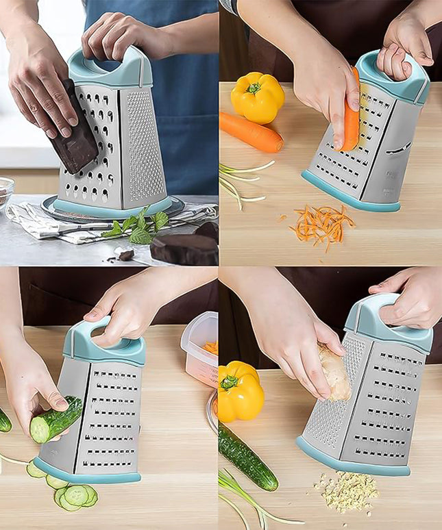 Ritu Heavy-duty 7-in-1 Multipurpose Stainless Steel Hexagonal Grater