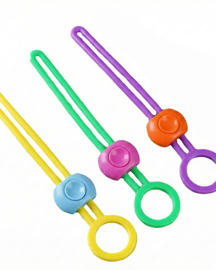 Reusable Silicone Food Bag Sealing Clips With Lock For Kitchen Storage ( 3 Pc)