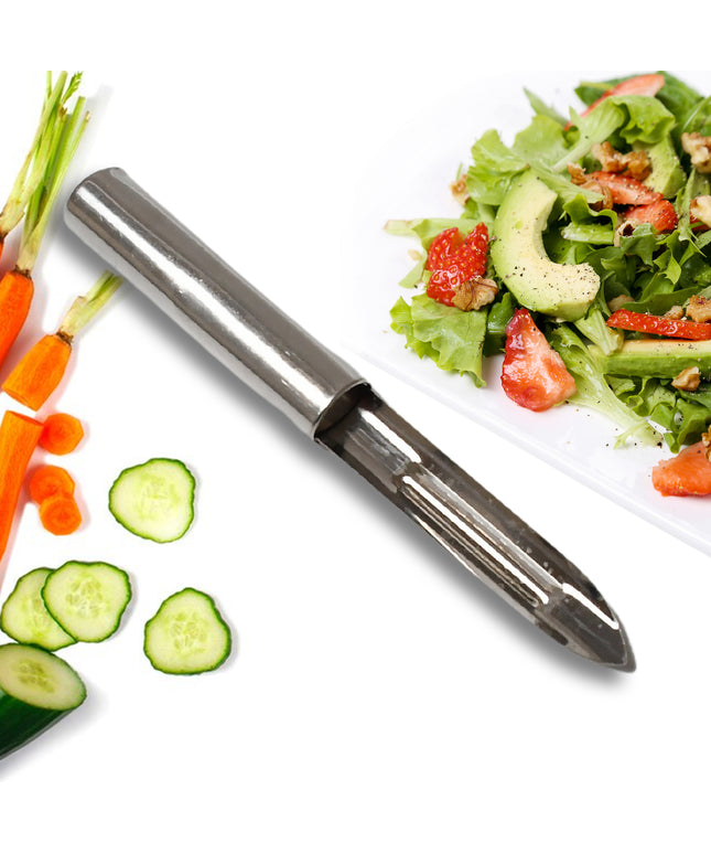 5639 Multi-purpose Stainless Steel Peeler With Handle For Vegetables Potato Peeler Carrot Grated Suitable For Peeling And Shredding Fruit And Vegetables Kitchen Accessories Piller (12 Pcs Set)