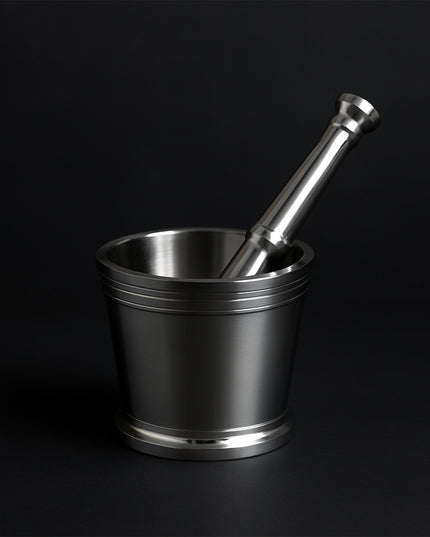 Heavy Duty Stainless Steel Mortar And Pestle Set For Kitchen Khalbatta Set (2 Pc Set)