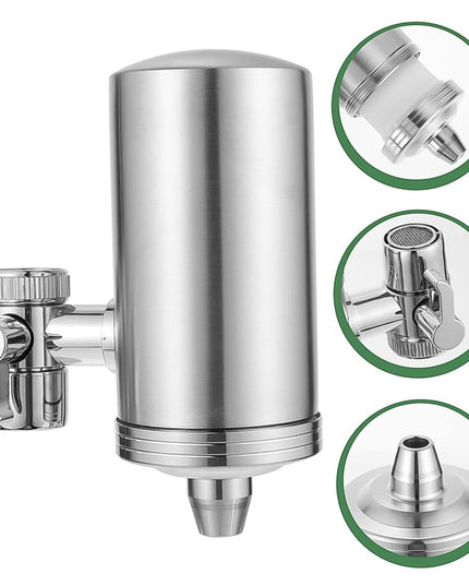 304 Stainless  Steel Faucet Mount Water Filter Water Purifier (1 Set)