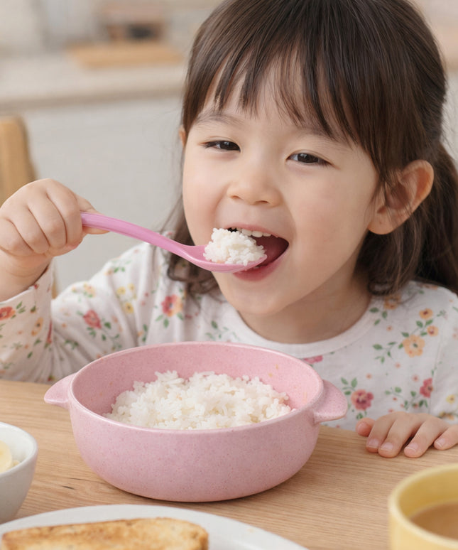 Premium Kids Feeding Bowl With Spoon (1 Set 240ml)