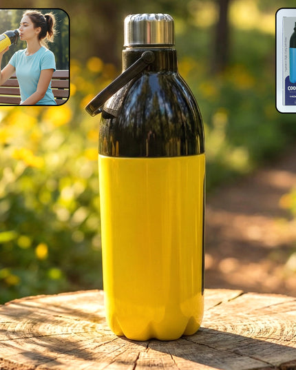 Large Capacity Leakproof Water Bottle (1 Pc 1400ml Approx)