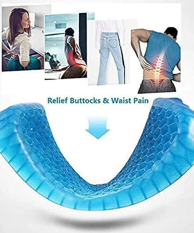 219 Cushion Seat Flex Pillow Gel Orthopedic Seat Cushion Pad (Egg Sitter)