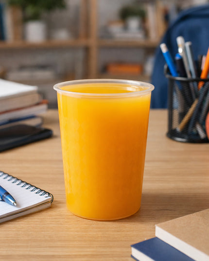 Transparent Reusable Plastic Drinking Glass 200 Ml Approx (1 Pc)