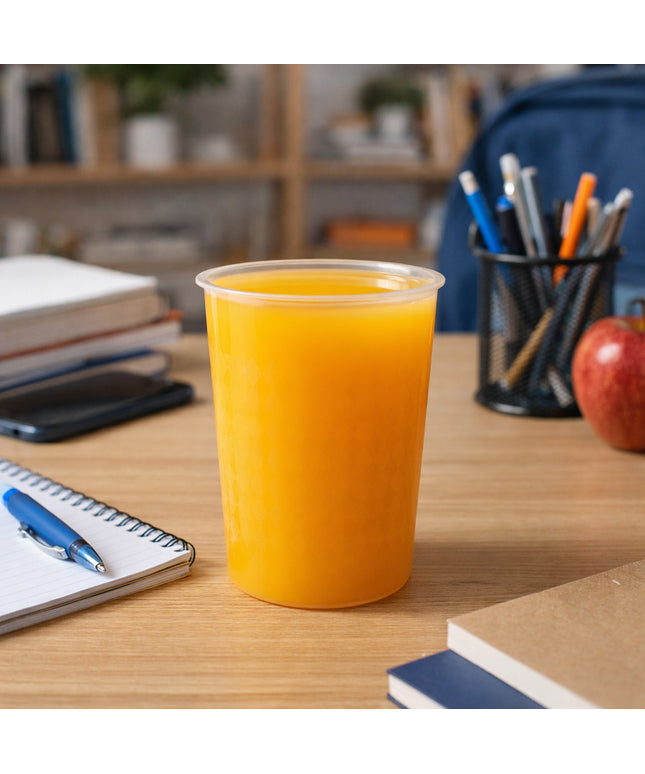 Transparent Reusable Plastic Drinking Glass 200 Ml Approx (1 Pc)
