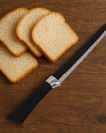Premium 32 Cm Serrated Bread Knife With Ergonomic Handle