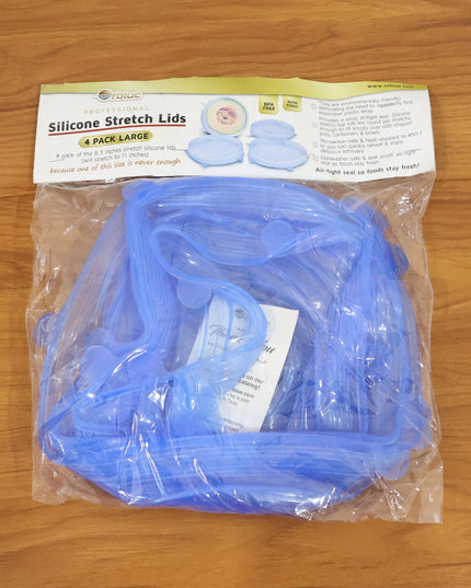 Reusable Silicone Stretch Lids 4 Piece Set